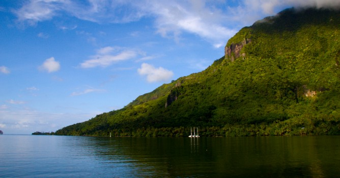 Blue Skies in Moorea
